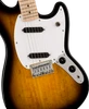 Squier Squier Sonic Mustang Maple FB White Pickguard 2-Color Sunburst