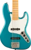 Squier Classic Vibe Active '70s Jazz Bass Maple FB Parchment Pickguard Ocean Turquoise