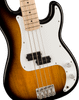 Squier Squier Sonic Precision Bass Maple FB White Pickguard 2-Color Sunburst