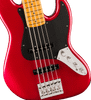Fender American Ultra II Jazz Bass V Maple FB Sinister Red with Case