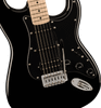 Squier Squier Sonic Stratocaster HSS Maple FB Black Pickguard Black