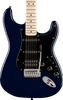 Squier Squier Sonic Stratocaster HSS Maple FB Black Pickguard Midnight Blue