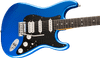 Fender American Ultra II Stratocaster HSS Ebony FB Noble Blue with Case