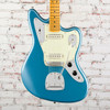 Fender American Professional Classic Jaguar Maple FB Faded Lake Placid Blue with Bag 