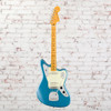 Fender American Professional Classic Jaguar Maple FB Faded Lake Placid Blue with Bag