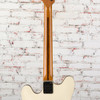 Fender Tom DeLonge Starcaster Rosewood FB Black Hardware Satin Olympic White