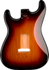 Fender Deluxe Series Stratocaster HSH Alder Body 2-Point Bridge Mount 3-Color Sunburst