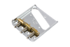 Fender 3-Saddle American Vintage Telecaster Bridge Assembly with Brass Saddles (Chrome)