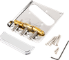 Fender 3-Saddle Top-Load/String-Through Tele Bridge with Compensated Brass “Bullet” Saddles