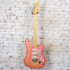 Fender - 1988 MIJ Stratocaster Electric Guitar Pink Paisley w/OHSC - VINTAGE