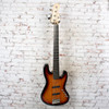 Squier - (2006) Deluxe Jazz Bass V Active 3 Tone Sunburst w/HSC - USED
