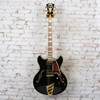 D'Angelico - Excel DC Hollowbody Electric Guitar Black w/HSC - USED
