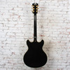D'Angelico - Excel DC Hollowbody Electric Guitar Black w/HSC - USED