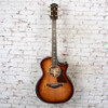 Taylor - 2026 Next-Gen Builder's Edition 814ce Grand Auditorium - Acoustic-Electric Guitar - Honduran/Redwood - Shaded Edgeburst - w/ Hardshell Case