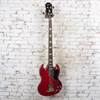 Epiphone - SG Bass Guitar w/ Rosewood Fretboard - Cherry - w/ Gigbag