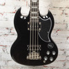 Epiphone - SG Bass Guitar w/ Rosewood Fretboard - Ebony - w/ Gigbag