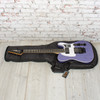 Fender - Limited Edition Player Fusion Telecaster HH - Electric Guitar w/ Ebony Fingerboard - Floyd Rose - Aura Metallic - w/ Deluxe Gigbag