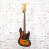 Fender - 1996-97 Jazz Bass AVRI '62 Reissue Bass Sunburst with Concentric Pots VINTAGE with Bag - USED