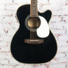 Zager - ZAD-900 OMCE Dreadnaught Acoustic Black Guitar w/OHSC - USED