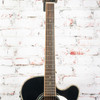 Zager - ZAD-900 OMCE Dreadnaught Acoustic Black Guitar w/OHSC - USED