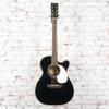 Zager - ZAD-900 OMCE Dreadnaught Acoustic Black Guitar w/OHSC - USED