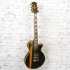 Firefly Elite Single Cut Electric Guitar Black Satin w/Yellow Stripe USED