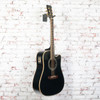 Zager - ZAD-900CE Single-Cutaway Acoustic-Electric Guitar - Black - w/ OHSC USED
