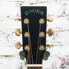 Zager - ZAD-900CE Single-Cutaway Acoustic-Electric Guitar - Black - w/ OHSC USED