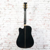 Zager - ZAD-900CE Single-Cutaway Acoustic-Electric Guitar - Black - w/ OHSC USED