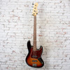 Fender - 2014 American Standard Jazz Bass Guitar - 3 Color Sunburst w/EMG Pups w/OHSC USED