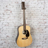 Martin - DX2 - 12-String Acoustic Guitar - Natural - w/ bag - USED