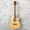 Zager - ZAD-50CEOM-NA Single-Cut Acoustic-Electric Guitar Natural with OHSC - USED