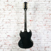 Epiphone - 2022 SG Standard Electric Guitar - Ebony w/57+ Classic Neck Pup and 498t Bridge Pickup - USED