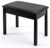 YAMAHA Black, wood, padded piano bench for digital pianos