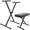 On Stage Keyboard Stand and Bench Pack