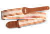 Taylor Academy Series - Jacquard/Leather strap - 2" - White/Brown