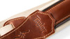 Taylor Renaissance Strap,Med Brown,Leather, 2.5"