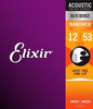 Elixir 11052 Nanoweb 80/20 Bronze Light Acoustic Guitar Strings