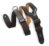 Levy's Specialty Leathers - Right Height Ergonomic Padded Guitar Strap - Black