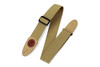Levy's 2" Wide Tan Cotton Guitar Strap.