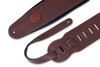 Levy's Signature Series - 4 1/2" Wide Leather Bass Guitar Strap - Brown