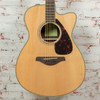 YAMAHA FSX830C NATURAL SMALL BODY ACOUSTIC ELECTRIC GUITAR SOLID TOP ROSEWOOD B/S
