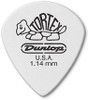 Dunlop 478P1.14 - White Jazz III - Tortex Standard Guitar Picks - 1.14 mm - Pack of 12 - White