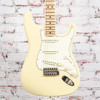 Fender Custom Shop '69 Stratocaster NOS Reverse Headstock HW Poblano Pickups - Scalloped Fingerboard - Vintage White (9217100396)