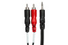 Hosa CMR-210 10 Stereo Breakout 3.5mm TRS to Dual RCA