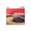 D’Addario - EJ17-3D - Acoustic Guitar String Pack - Medium Gauge - 3 Pack