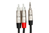 Hosa Stereo Breakout 3.5mmTRS to Dual RCA