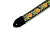 Levy's MC8JQ Woven Fabric Guitar Strap - Yellow Flower