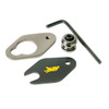 Music Nomad - MN272 - Acousti-Lok Strap Lock Adapter for Taylor Guitars - with  9 Volt Expression System Battery Box (MN272)