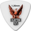 Clayton Acetal Rounded Triangle Picks 12-pack 1.26mm